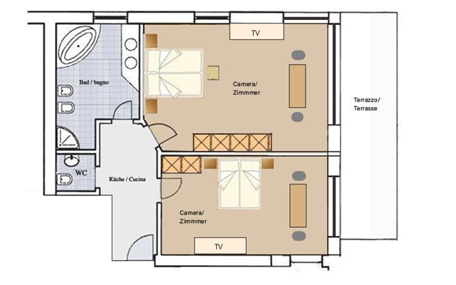 Layout - Family Suite 31