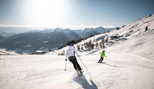 Skiing at the Rosskopf/Monte Cavallo