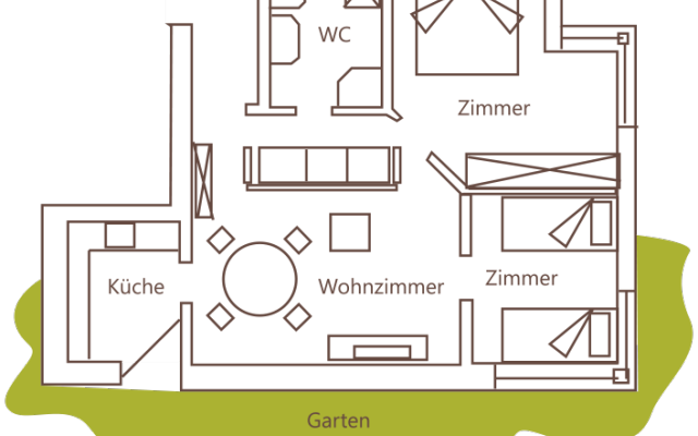 Grundriss - Appartement B