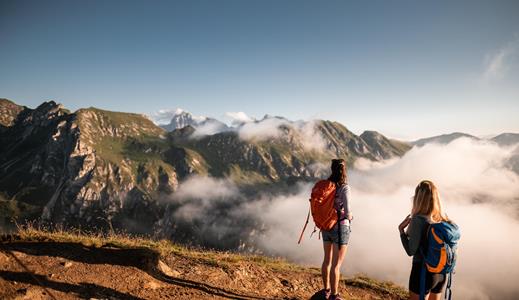 Mountain Hike in Summer