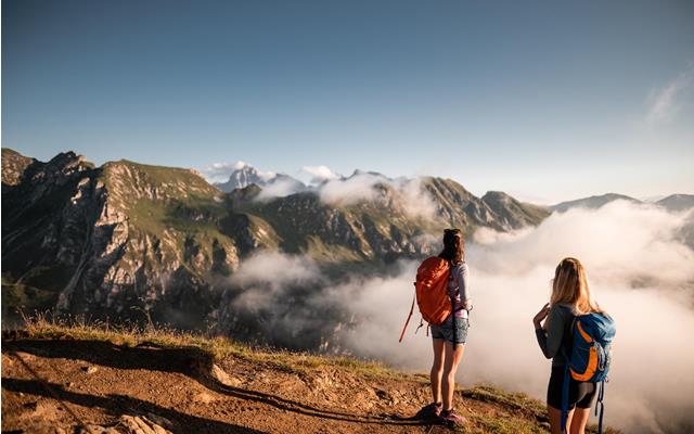 Bergwanderung im Sommer