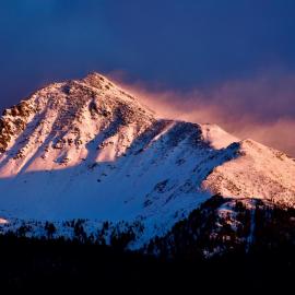 Berg im Winter